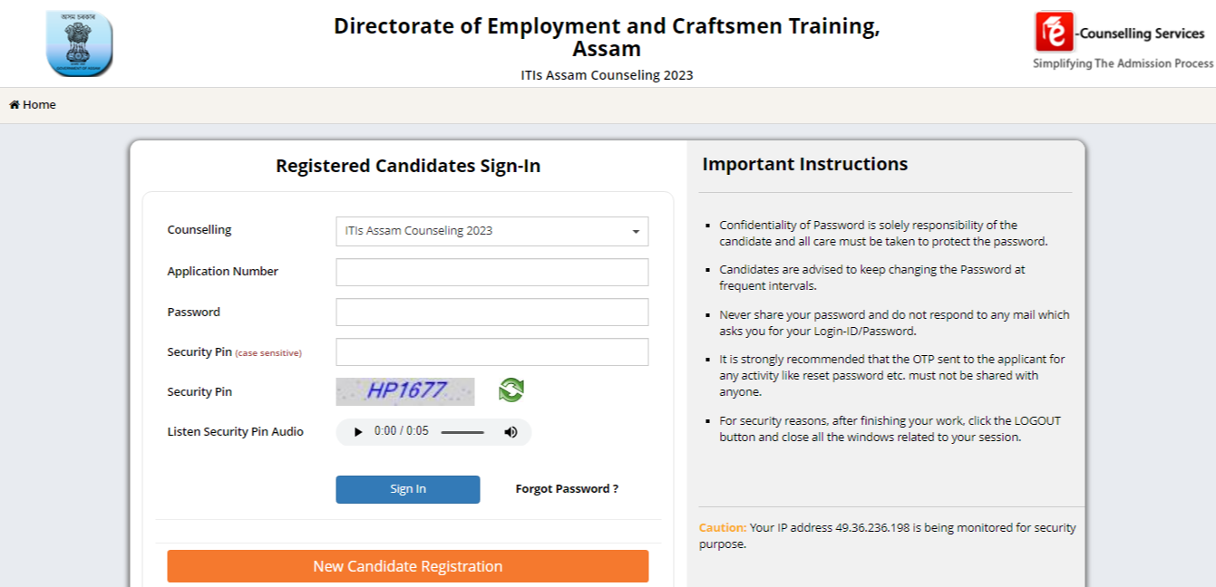 {iti admission nic in} iti Admission Online Registration (Apply) 2024